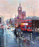 Tom Butler Original Painting Kings Crossing London Cityscape