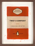 Two's Company (Small Hand Coloured)