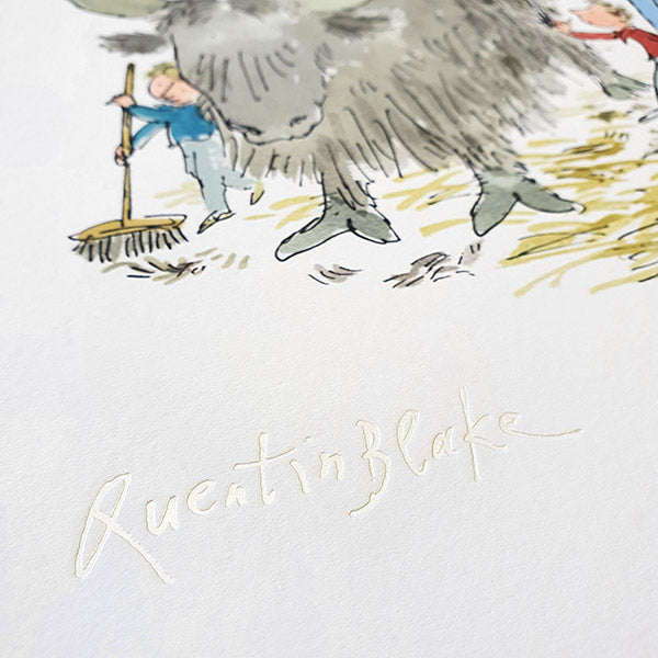 Y is for Yak Quentin Blake limited edition artwork