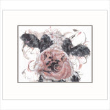 Fresian Cow limited edition art print Aaminah Snowdon