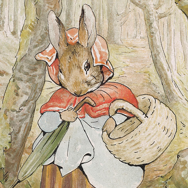Mrs Rabbit Mrs Rabbit Took Her Basket | Beatrix Potter Artwork | Free UK Delivery ...