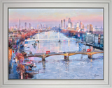 Iconic london cityscape at dawn