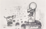 Doug Hyde Original pencil sketch