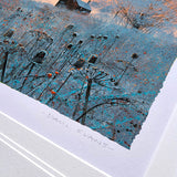 Paul evans sunset winter landscape artwork