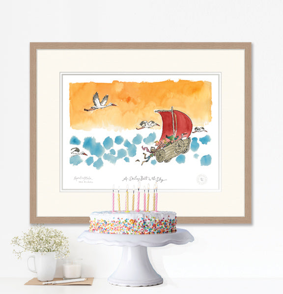 Sir Quentin Blake Art Illustrations | The Rose Gallery
