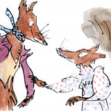 Quentin Blake Roald Dahl Fantastic Mr Fox Your Father Is A Fantastic Fox 