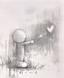 doug hyde original pencil sketch framed
