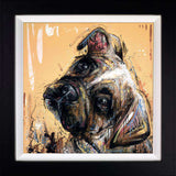 Samantha Ellis All Ears framed limited edition dog artwork