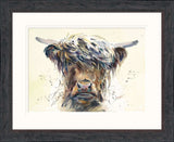 Jake Winkle Stroppy Cow framed