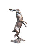 Richard cooper solid bronze hare sculpture 833 small hare standing