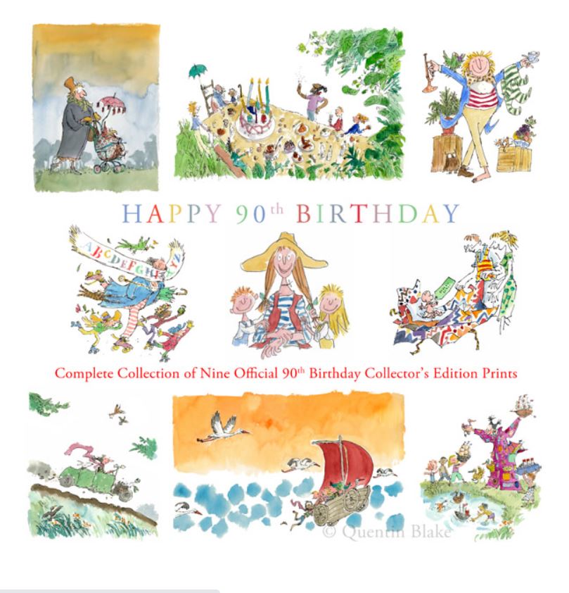 Sir Quentin Blake Art Illustrations | The Rose Gallery
