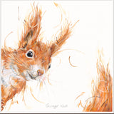 Aaminah Snowdon Ginger nut squirrel new release artwork 