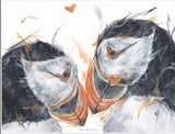 Aaminah Snowdon Homebirds artwork puffins limited edition