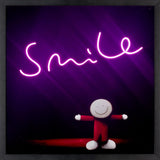 Doug Hyde Bright Smile LED framed art