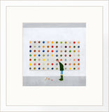 Chris Ross Williamson Damien Hirst inspired art print - Dots framed