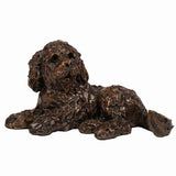 Frith Creative Bronze Adrian Tinsley Cockapoo lying