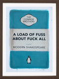 Connor Bros Penguin Classics Modern Shakespeare Blue Framed