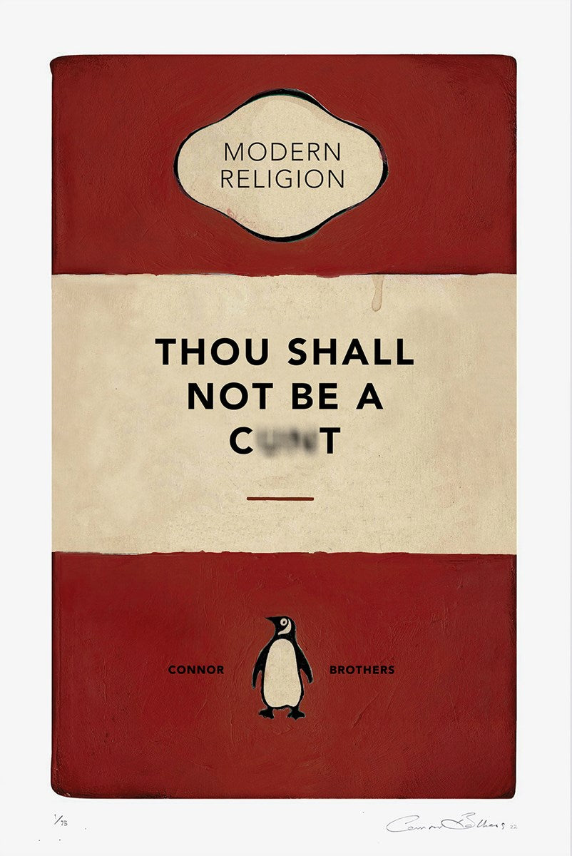 Connor Brothers Penguin book classic Thou shall not be a cunt
