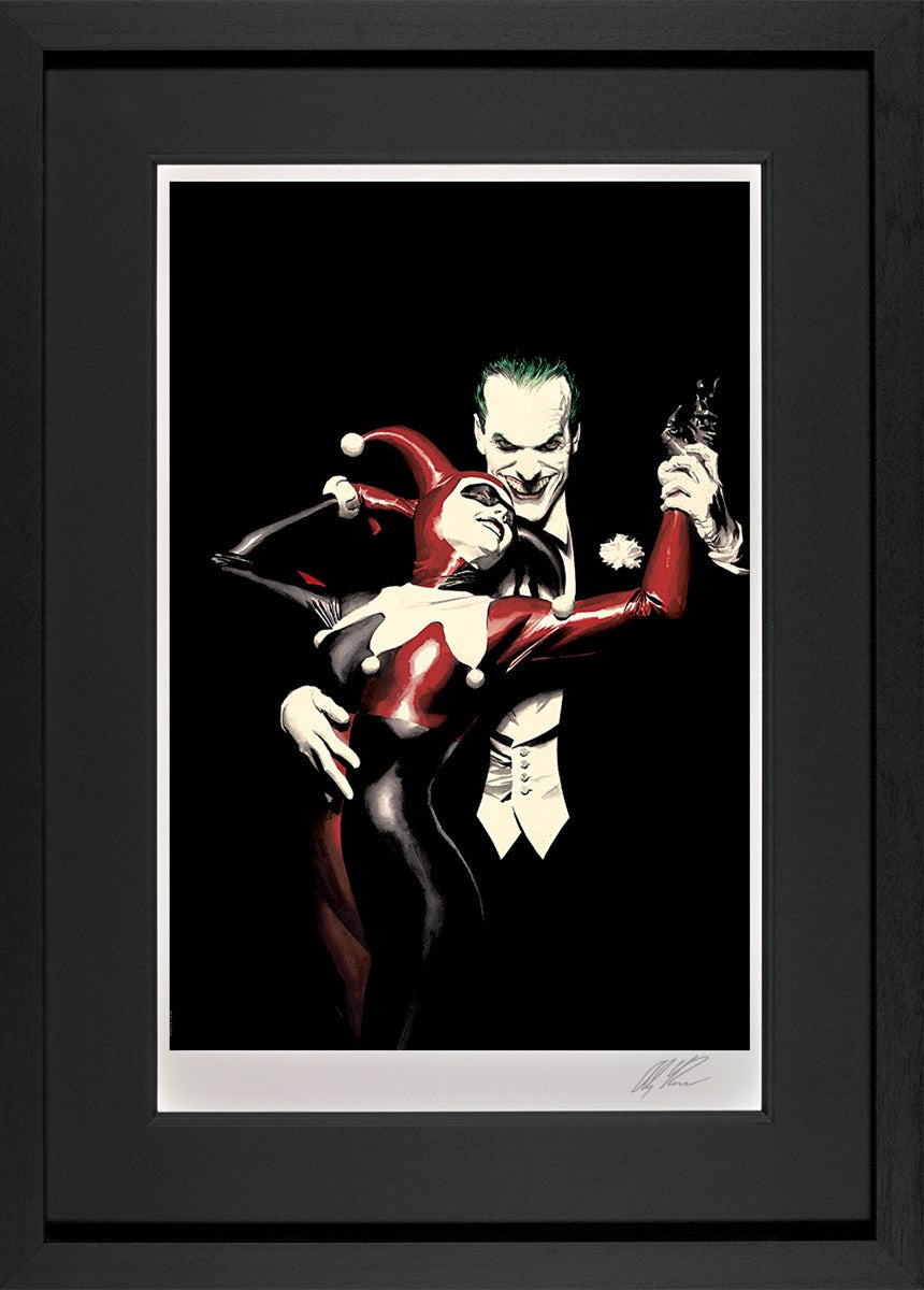 DC The Joker Tango with evil framed artwork