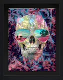Dan Pearce skull artwork another dimension framed