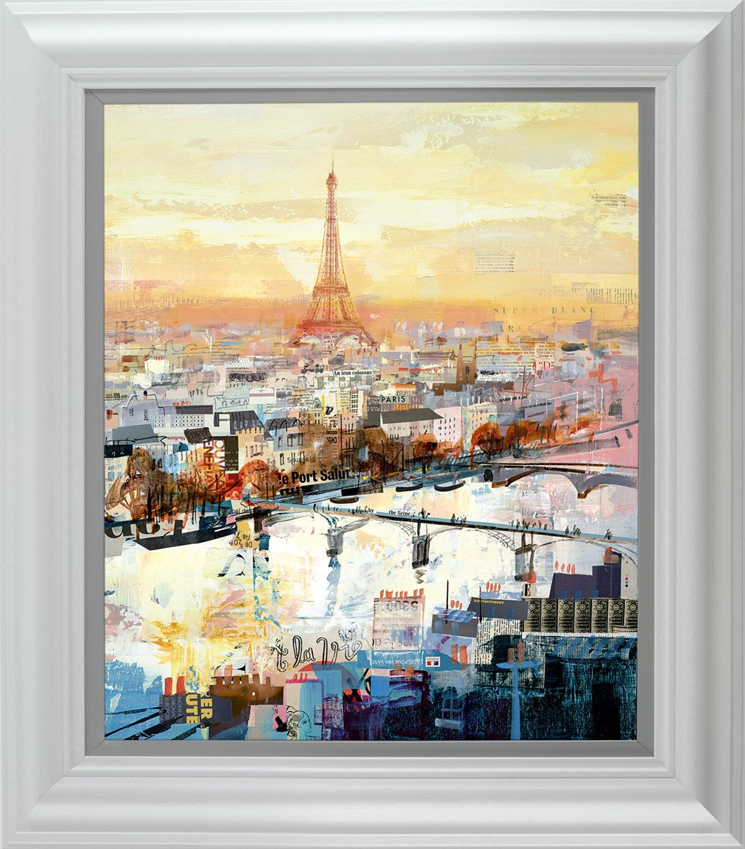 Tom Butler Eiffel For You Framed Artwork Paris cityscape