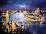 Tom Butler Good To Glow Artwork London night cityscape