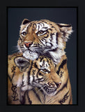 Hayley Goodhead Tigers YSL logo framed artwork
