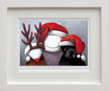 Doug Hyde Christmas artwork framed Ho Ho Ho