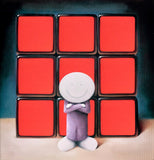 Doug Hyde rubiks cube lenticular limited edition artwork