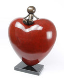 Doug Hyde Big Love Bronze Deluxe heart sculpture Limited edition