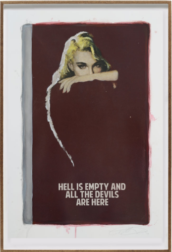 Connor Brothers Hell is empty framed artwork
