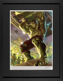 Marvel superhero the incredible hulk framed