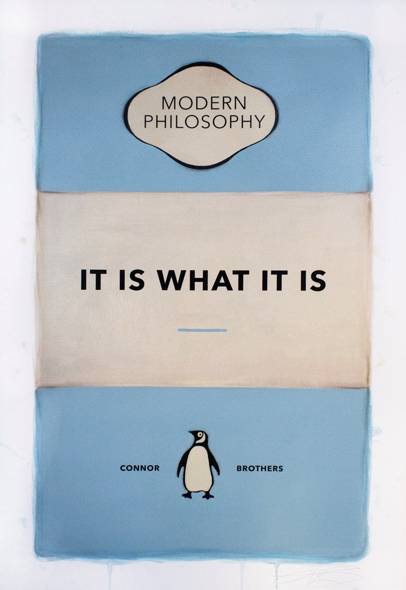 Connor Brothers It is what it is light blue Penguin classics art