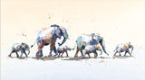 Jake Winkle Family Outing elephants artwork