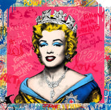 Mr Brainwash Queen Marilyn Pink Original New Release