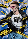 Mr Sly David Bowie Rebel Rebel limited edition art print