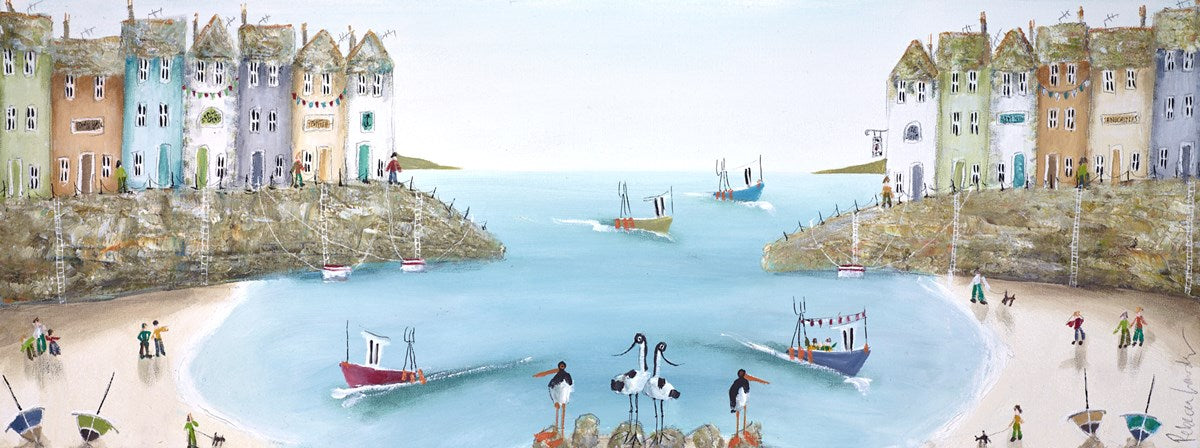 Rebecca Lardner Perfecta Original harbourside artwork
