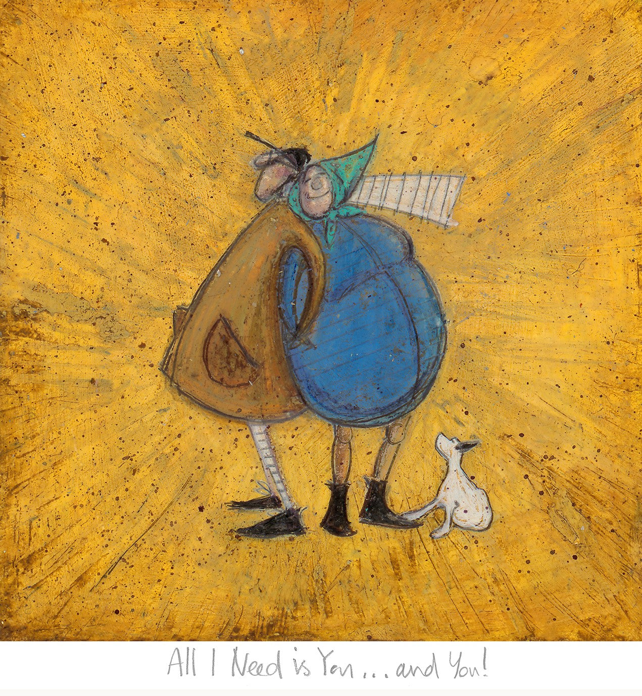 Sam Toft All I need is you and you mounted 2020 art print