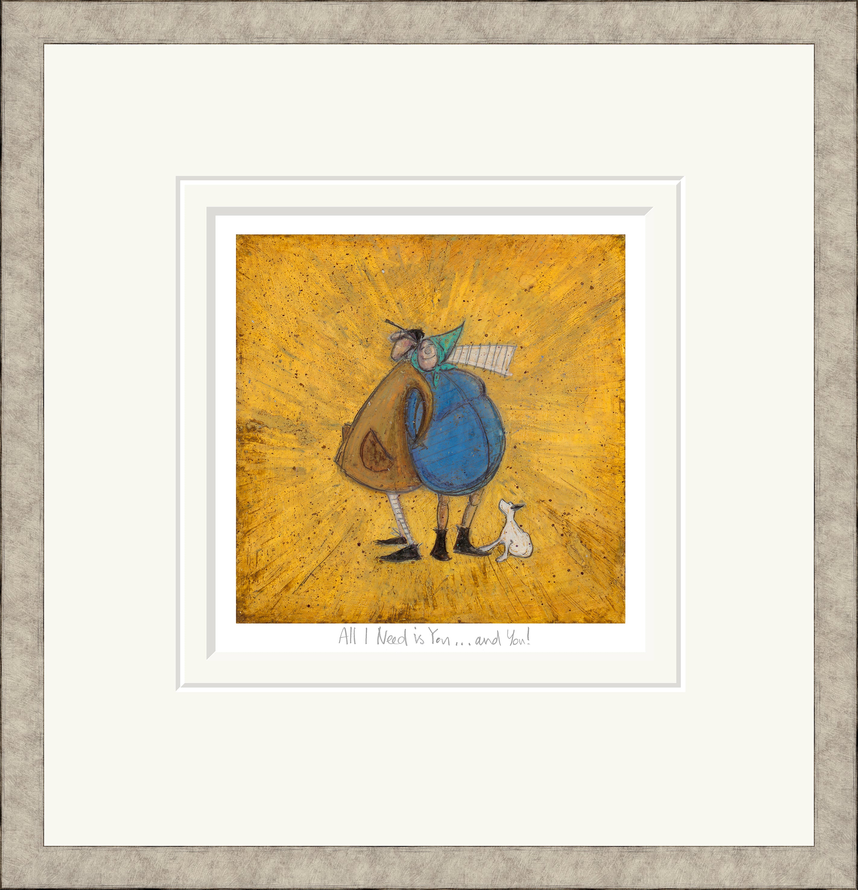Sam Toft All I need is you and you framed 2020 art print