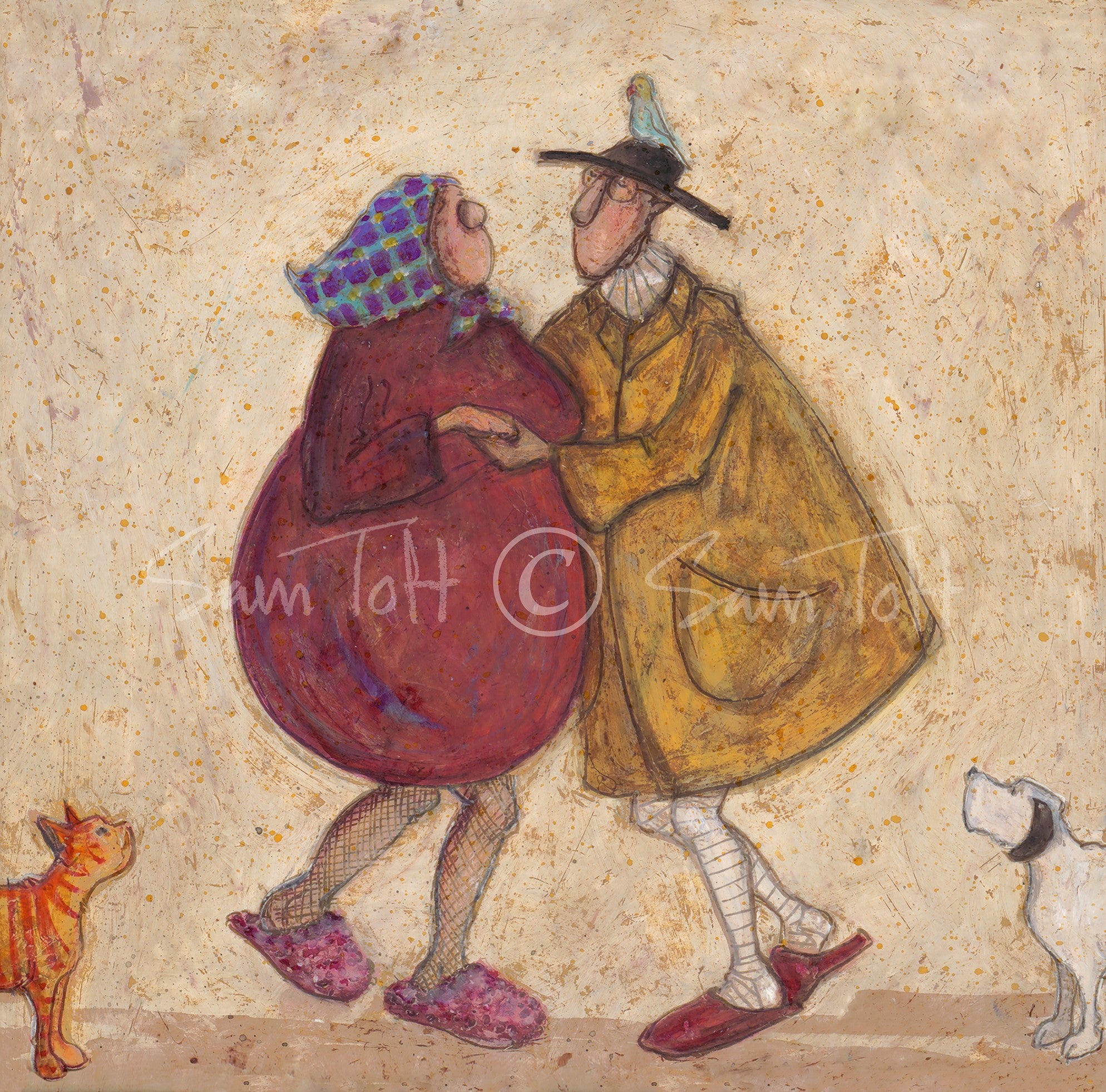 Dancing In Our Slippers | Sam Toft | Signed Limited Edition Art Print ...