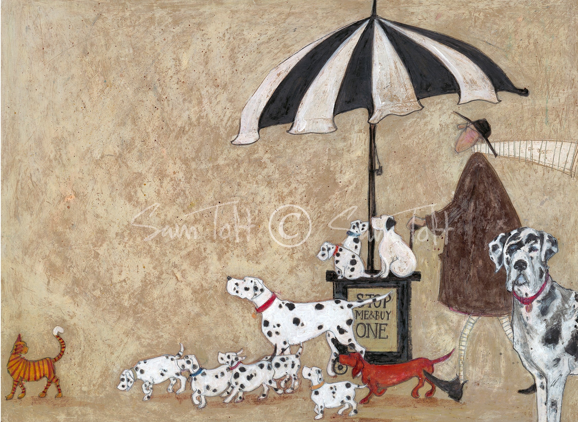 Sam Toft Stop me & buy one mounted new art