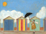 Sam Toft Sunshine on a rainy day new release beach huts
