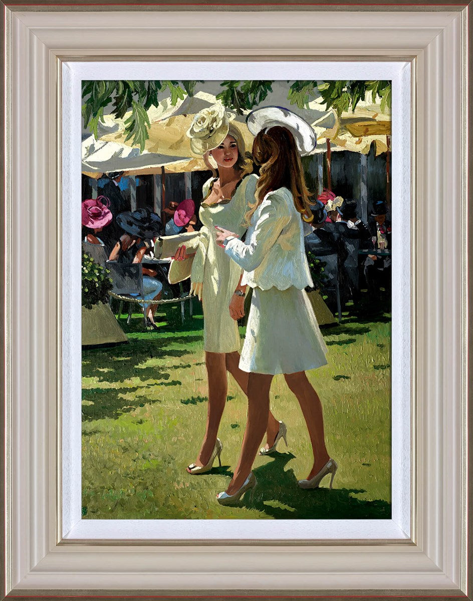 Sherree Valentine Daines The colour & glamour of ascot framed ascot races
