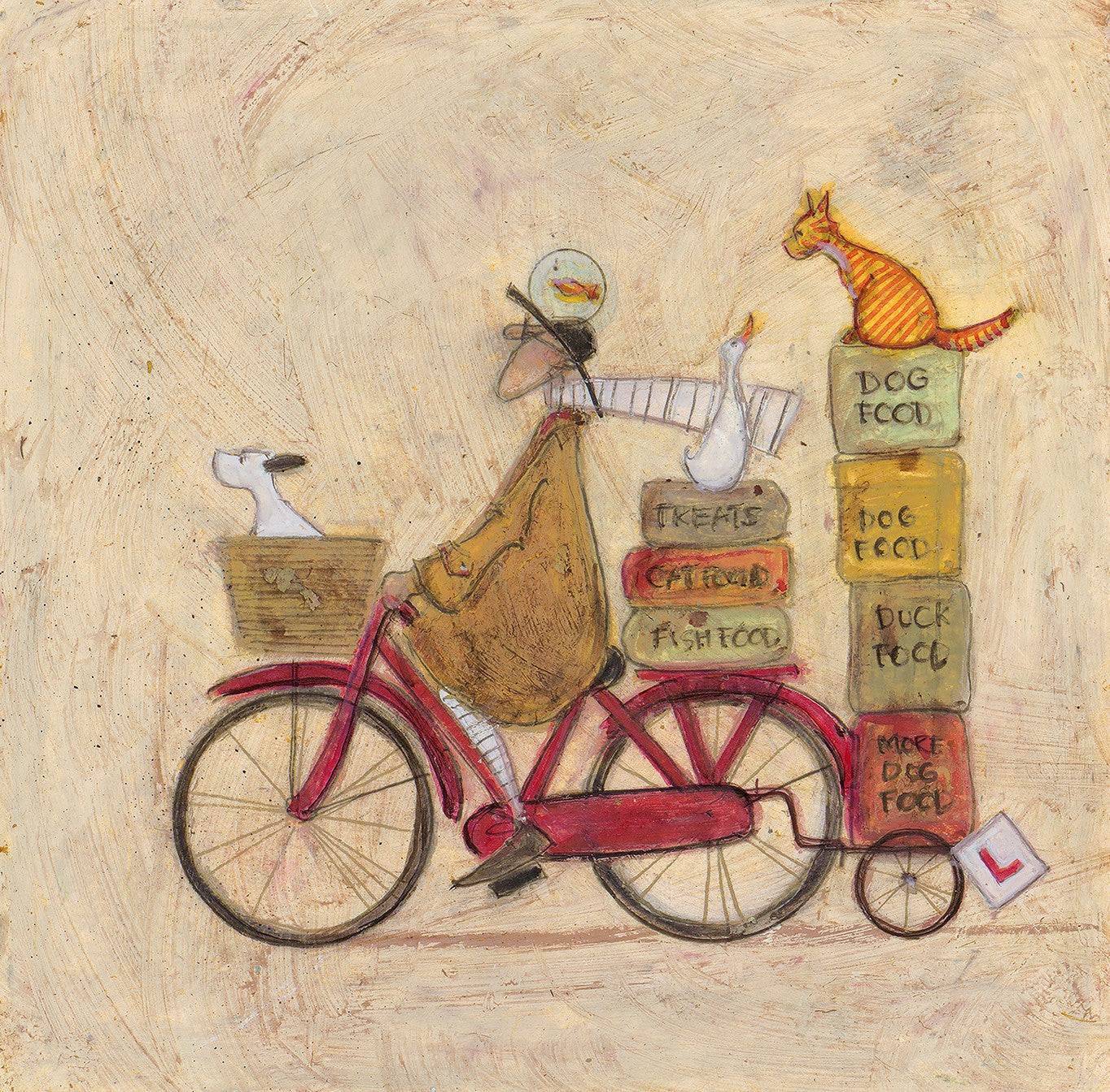 Just the Necessaries | Sam Toft | Limited Edition Art Print with Free ...