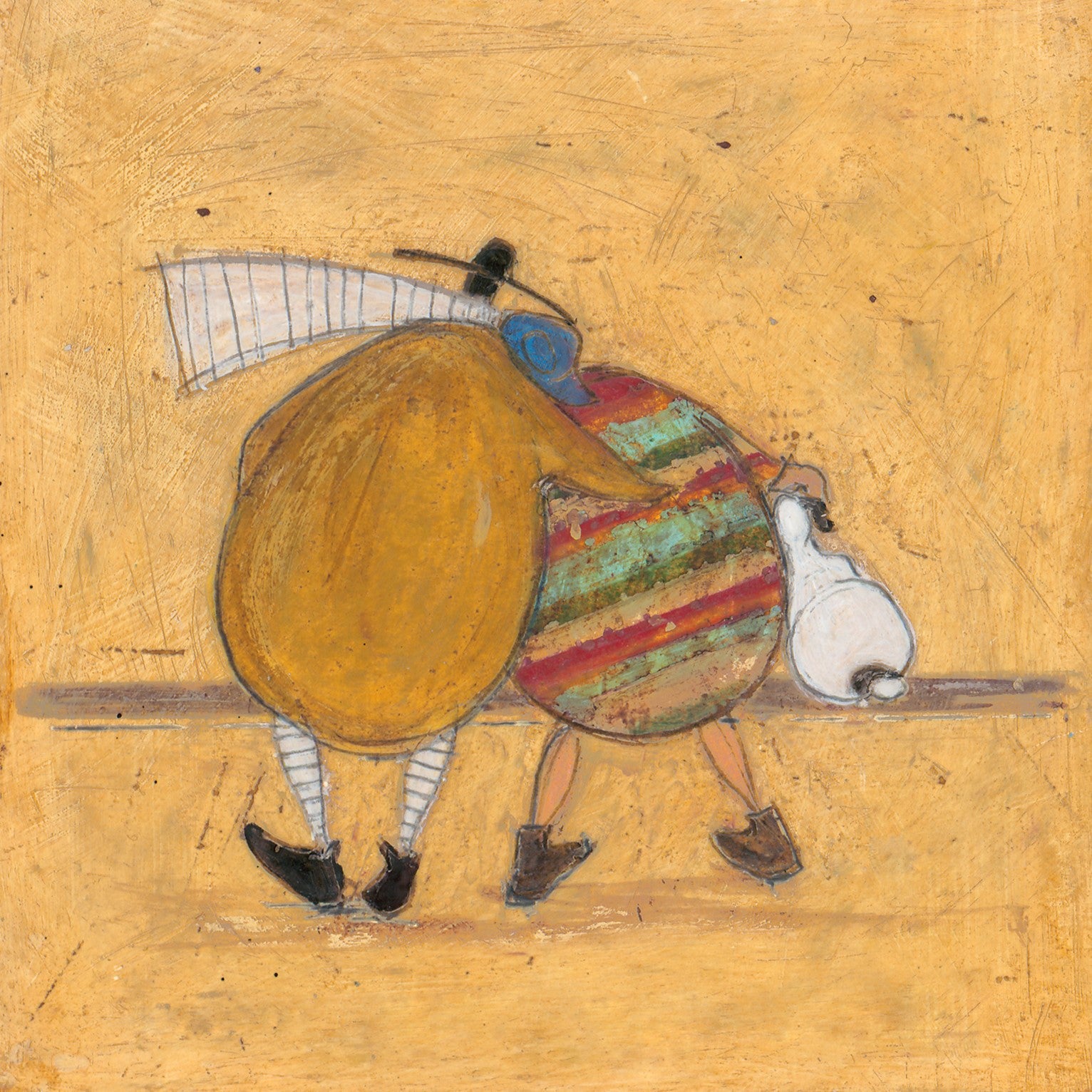 Sam Toft Lean on Me when you're not strong art print