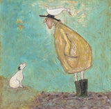 Sam Toft The Very important welly testing art print