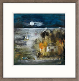 Rosa Sepple Night Fishing framed