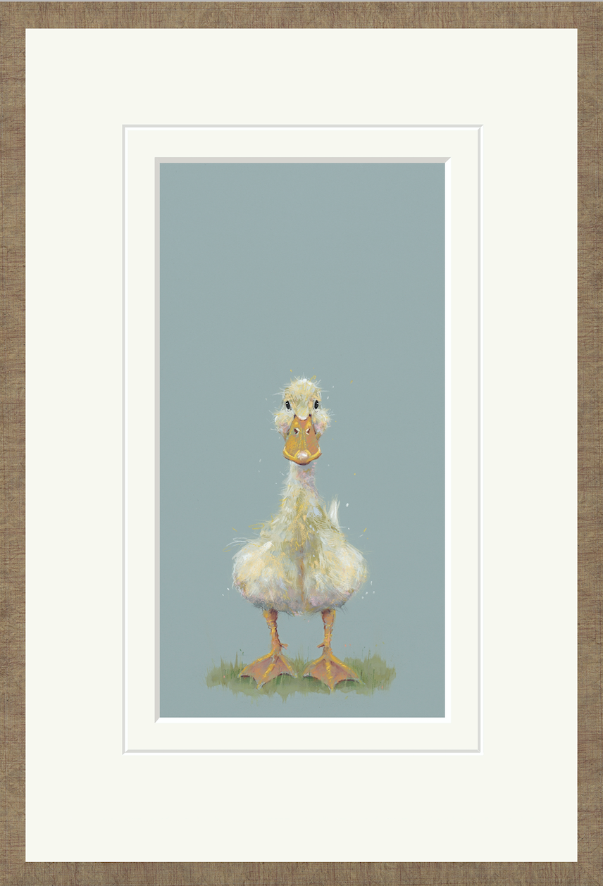 Nicky Litchfield Quackers limited edition artwork framed
