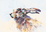 Jake Winkle Watchful Hare signed limited edition artwork