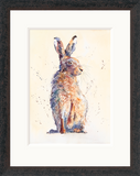 Jake Winkle Waiting Hare framed limited edition artwork
